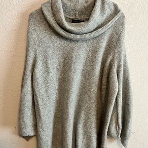 22/24 grey lane bryant cowl neck sweater